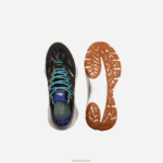 Lacoste נעלי ספורט סינתטיות וטקסטיל נוחות מחדש DZ4D0D1835 שחור ולבן 454 גברים - Image 4