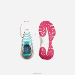Lacoste נעלי ספורט סינתטיות וטקסטיל נוחות מחדש DZ4D0D2739 לבן ואדום 286 נשים - Image 4