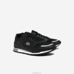 Lacoste נעלי ספורט סינתטיות וטקסטיל של partner piste DZ4D0D1720 שחור ואפור 231 גברים - Image 2
