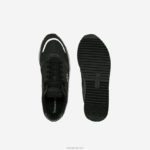 Lacoste נעלי ספורט סינתטיות וטקסטיל של partner piste DZ4D0D1720 שחור ואפור 231 גברים - Image 4