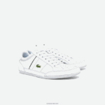 Lacoste נעלי ספורט סינתטיות ועור של chaymon DZ4D0D1724 לבן ושחור 147 גברים - Image 2