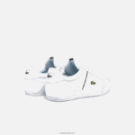 Lacoste נעלי ספורט סינתטיות ועור של chaymon DZ4D0D1724 לבן ושחור 147 גברים - Image 3
