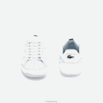 Lacoste נעלי ספורט סינתטיות ועור של chaymon DZ4D0D1724 לבן ושחור 147 גברים - Image 5