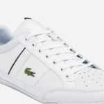 Lacoste נעלי ספורט סינתטיות ועור של chaymon DZ4D0D1724 לבן ושחור 147 גברים - Image 6