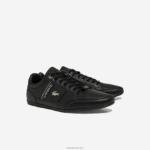 Lacoste נעלי ספורט סינתטיות ועור של chaymon DZ4D0D1833 שחור 02h גברים - Image 2