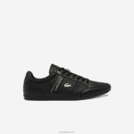 Lacoste נעלי ספורט סינתטיות ועור של chaymon DZ4D0D1833 שחור 02h גברים