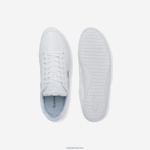 Lacoste נעלי ספורט סינתטיות ועור של chaymon DZ4D0D1867 לבן 21 גרם גברים - Image 4
