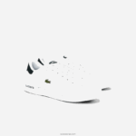 Lacoste נעלי ספורט סינתטיות לשרת תאומים DZ4D0D3320 לבן וירוק כהה 1r5 זוטרים - Image 2
