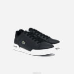 Lacoste נעלי ספורט סינתטיות לשרת תאומים DZ4D0D3319 שחור ולבן 312 זוטרים - Image 2