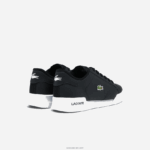 Lacoste נעלי ספורט סינתטיות לשרת תאומים DZ4D0D3319 שחור ולבן 312 זוטרים - Image 3