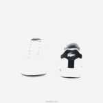 Lacoste נעלי ספורט סינתטיות לשרת תאומים DZ4D0D3320 לבן וירוק כהה 1r5 זוטרים - Image 5