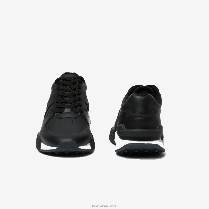 Lacoste נעלי ספורט סינתטיות מסוג l-spin דלוקס 2.0 DZ4D0D1763 שחור ולבן 312 גברים - Image 5