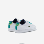 Lacoste נעלי ספורט סינתטיות של carnaby DZ4D0D2985 לבן/ירוק 082 תינוקות - Image 3