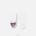 Lacoste נעלי ספורט סינתטיות של carnaby DZ4D0D3114 לבן 21 גרם ילדים - Image 4