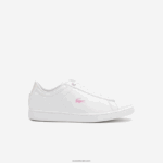 Lacoste נעלי ספורט סינתטיות של carnaby DZ4D0D3316 לבן 21 גרם זוטרים