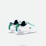 Lacoste נעלי ספורט סינתטיות של carnaby DZ4D0D3331 לבן/ירוק 082 זוטרים - Image 2