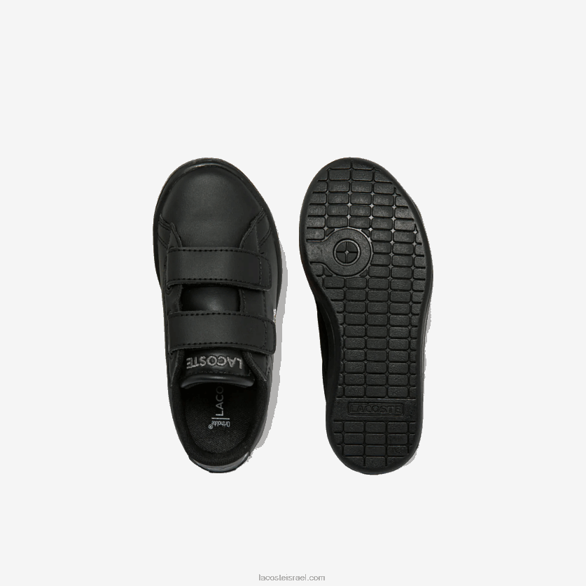 Lacoste נעלי ספורט סינתטיות של carnaby evo bl DZ4D0D2939 שחור 02h תינוקות - Image 4