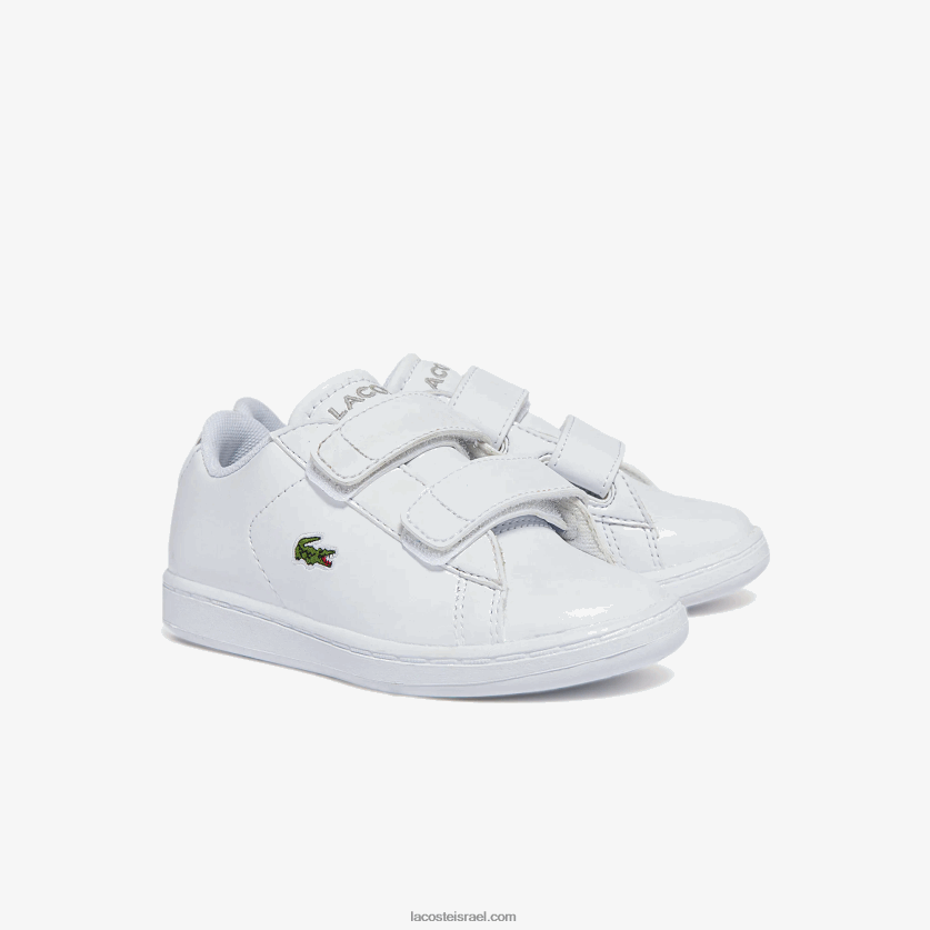 Lacoste נעלי ספורט סינתטיות של carnaby evo bl DZ4D0D2940 לבן 21 גרם תינוקות - Image 2