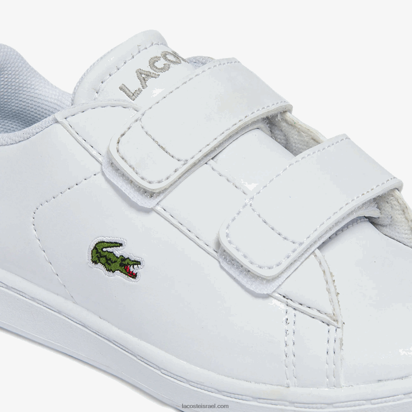 Lacoste נעלי ספורט סינתטיות של carnaby evo bl DZ4D0D2940 לבן 21 גרם תינוקות - Image 5