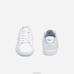 Lacoste נעלי ספורט סינתטיות של carnaby evo bl DZ4D0D3226 לבן 21 גרם ילדים - Image 4