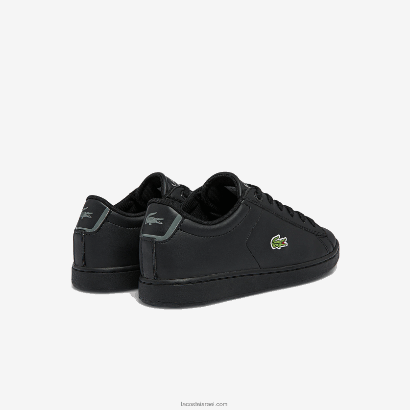 Lacoste נעלי ספורט סינתטיות של carnaby evo bl DZ4D0D3227 שחור 02h ילדים - Image 3