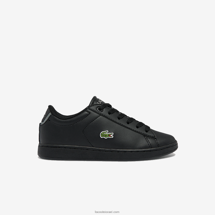 Lacoste נעלי ספורט סינתטיות של carnaby evo bl DZ4D0D3227 שחור 02h ילדים - Image 1