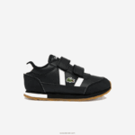 Lacoste נעלי ספורט סינתטיות של שותף DZ4D0D2965 שחור ולבן 312 תינוקות