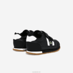 Lacoste נעלי ספורט סינתטיות של שותף DZ4D0D2965 שחור ולבן 312 תינוקות - Image 3