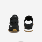 Lacoste נעלי ספורט סינתטיות של שותף DZ4D0D3239 שחור ולבן 312 ילדים - Image 5