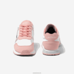 Lacoste נעלי ספורט סינתטיות של שותף DZ4D0D3311 לבן וורוד b53 זוטרים - Image 5