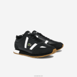 Lacoste נעלי ספורט סינתטיות של שותף DZ4D0D3318 שחור ולבן 312 זוטרים - Image 2