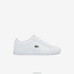Lacoste נעלי ספורט סינתטיות של lerond DZ4D0D3116 לבן 21 גרם ילדים