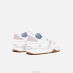 Lacoste נעלי ספורט סינתטיות l001 DZ4D0D2977 לבן וורוד b53 תינוקות - Image 3