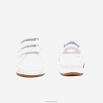 Lacoste נעלי ספורט סינתטיות l001 DZ4D0D2977 לבן וורוד b53 תינוקות - Image 4
