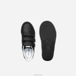 Lacoste נעלי ספורט סינתטיות l001 DZ4D0D3259 שחור ולבן 312 ילדים - Image 4