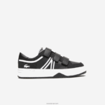 Lacoste נעלי ספורט סינתטיות l001 DZ4D0D3324 שחור ולבן 312 זוטרים