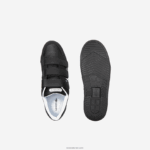 Lacoste נעלי ספורט סינתטיות l001 DZ4D0D3324 שחור ולבן 312 זוטרים - Image 5