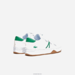 Lacoste נעלי ספורט סינתטיות l001 DZ4D0D3325 לבן/ירוק 082 זוטרים - Image 3