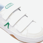 Lacoste נעלי ספורט סינתטיות l001 DZ4D0D3325 לבן/ירוק 082 זוטרים - Image 6