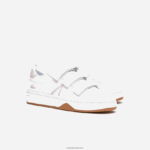 Lacoste נעלי ספורט סינתטיות l001 DZ4D0D3326 לבן וורוד b53 זוטרים - Image 2