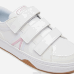 Lacoste נעלי ספורט סינתטיות l001 DZ4D0D3326 לבן וורוד b53 זוטרים - Image 5