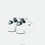 Lacoste נעלי ספורט סינתטיות t-clip DZ4D0D2942 לבן וירוק כהה 1r5 תינוקות - Image 3