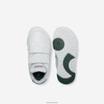 Lacoste נעלי ספורט סינתטיות t-clip DZ4D0D2942 לבן וירוק כהה 1r5 תינוקות - Image 4