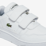 Lacoste נעלי ספורט סינתטיות t-clip DZ4D0D2942 לבן וירוק כהה 1r5 תינוקות - Image 6