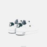 Lacoste נעלי ספורט סינתטיות t-clip DZ4D0D3115 לבן וירוק כהה 1r5 ילדים - Image 3
