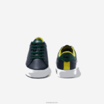 Lacoste נעלי ספורט עם עקב סינטטי של Powercourt DZ4D0D3332 נייבי וירוק 2s3 זוטרים - Image 5