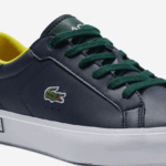 Lacoste נעלי ספורט עם עקב סינטטי של Powercourt DZ4D0D3332 נייבי וירוק 2s3 זוטרים - Image 6