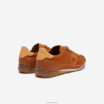 Lacoste נעלי ספורט עם עקב עם טקסטיל זוויתי DZ4D0D1800 חום לבן 2c3 גברים - Image 3