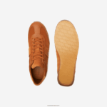 Lacoste נעלי ספורט עם עקב עם טקסטיל זוויתי DZ4D0D1800 חום לבן 2c3 גברים - Image 4