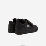 Lacoste נעלי ספורט צבעוניות סינתטיות t-clip DZ4D0D2934 שחור 02h תינוקות - Image 3